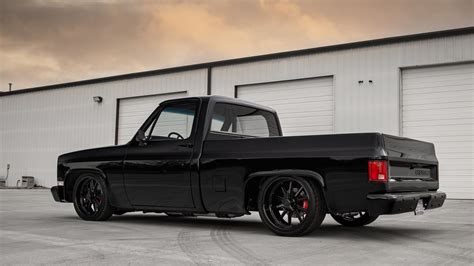 This Murdered Out Chevy Square Body By Retro Designs Means Real Business