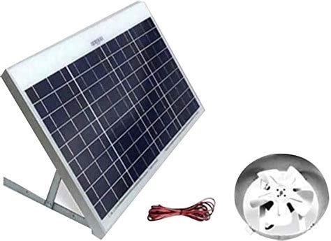 Amtrak Solar Attic Fan, 70 Watt Solar Panel, High India | Ubuy