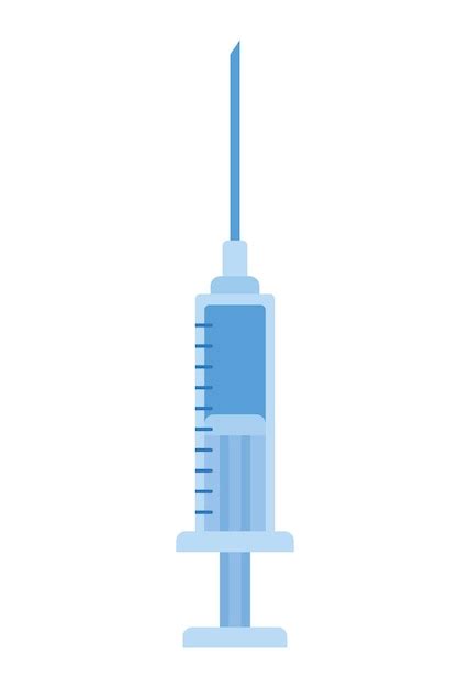 Blue syringe design | Free Vector
