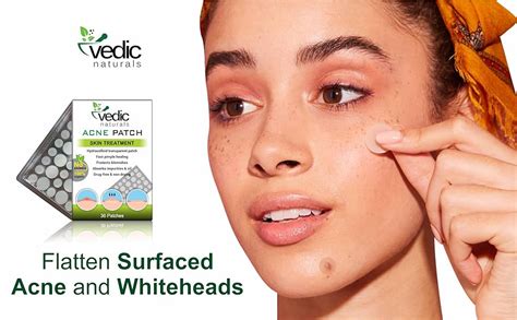 Vedic Naturals Acne Pimple Patches For Face & Skin Treatment Cover With ...