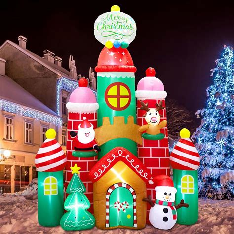 Amazon.com: JUZISHU 11FT Height Giant Christmas Inflatables Decorations ...