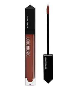 Buy Love Earth Liquid Mousse Lipstick - Spanish Coffee Matte Finish ...