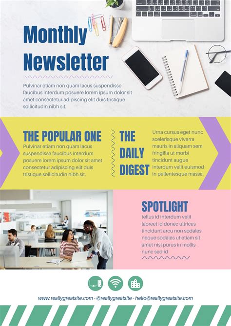 Free Printable Company Newsletter