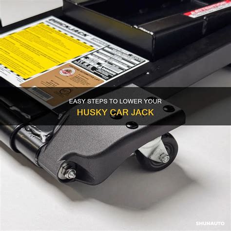 Easy Steps To Lower Your Husky Car Jack | ShunAuto