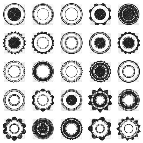 Circle Stamp Vector 的图像结果