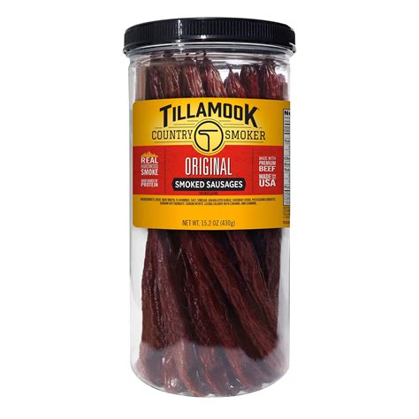 Amazon.com : Tillamook Country Smoker Real Hardwood Smoked Sausages ...