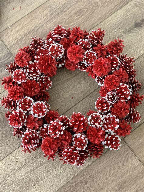 Extra large rustic pinecone wreath etsy – Artofit