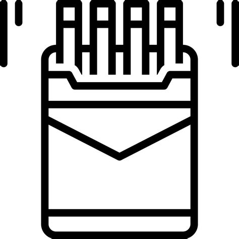 icono de línea para tabaco, cigarrillo, fag, humo, insalubre, palo de ...