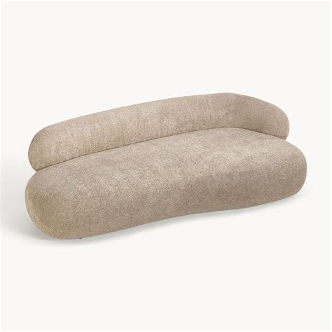 LuxeLounge Boucle 3 Seater Sofa Beige – Nestroots