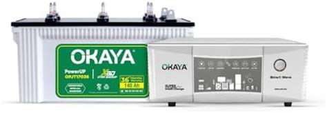 OKAYA PowerON OPSJT17048 140Ah Super Jumbo Tubular Advanced Battery for ...