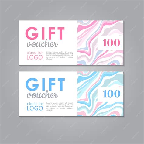 Gift voucher. vector business discount template. | Premium Vector