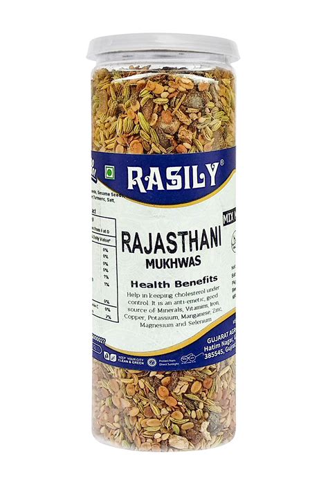 Buy Rasily Rajasthani Mukhwas Mouth Freshener with Real Raw Mango Seed ...