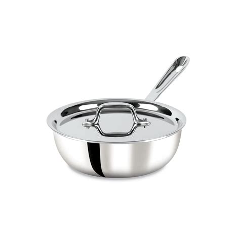 All-Clad D3 Stainless Steel Saucier | Sur La Table
