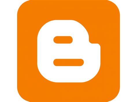 Blogger Logo PNG Transparent Logo - Freepngdesign.com