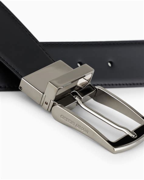 Reversible leather belt | Giorgio Armani