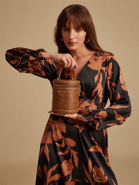 Molly Printed Midi Dress – KAZO