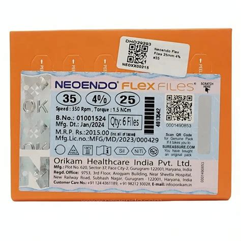 Buy NeoEndo Flex Rotary Files 25mm – Oralkart