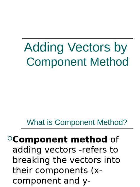 Adding of Two Vectors in Component Form 的图像结果