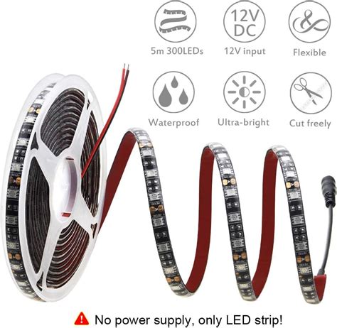 Buy ALITOVE LED Light Strip Red 32.8ft Waterproof IP65 10M 600 LEDs 60 ...