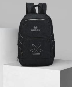 WROGN Backpack denim backpack Unisex with Rain Cover 40 L Laptop ...