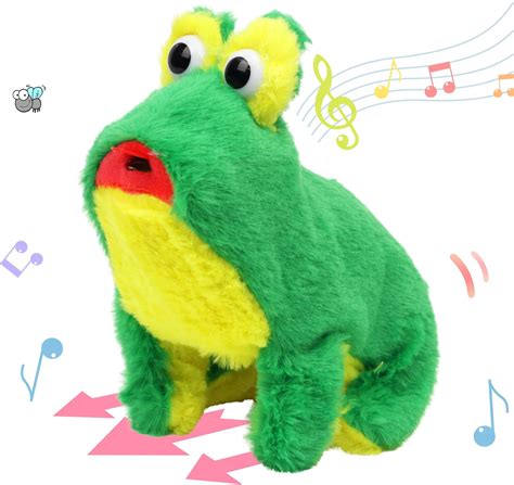 Amazon.com: Hopearl Jumping Croaking Frog Interactive Electronic Pet ...