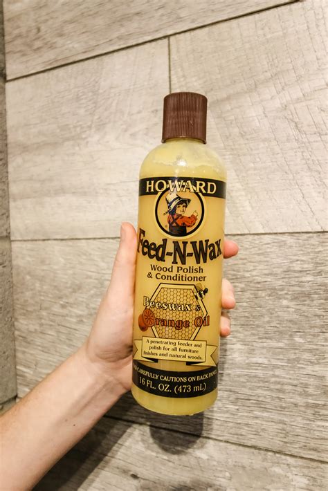 How to use Howard Feed n Wax