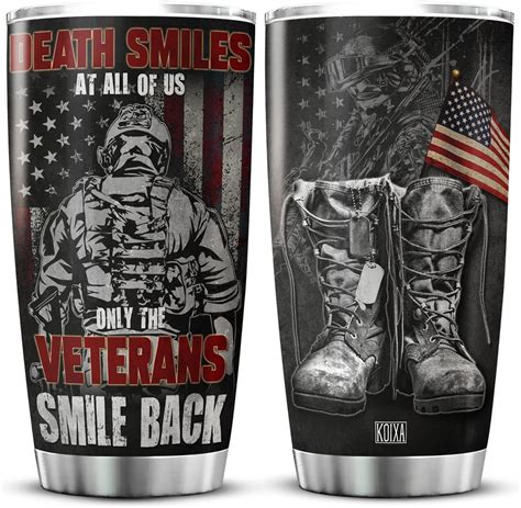 Veterans Day Gifts For Men Husband Stainless Steel Travel Cup With Lid ...
