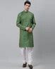 Buy Green 2-Piece Ethnic Suit for Men by NEUDIS Online | Ajio.com