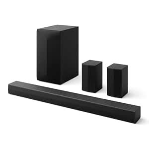 LG Soundbar S65TR, 600W, 5.1 Ch Home Theater Soundbar with Dolby ...