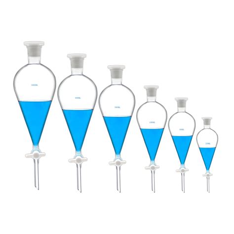 Buy Borosilicate Glass 1000ML Separating Funnel Heavy Wall Conical ...