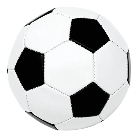 Mini Soccer Ball, Rubber, 5.6” Diameter, Black and White, Kid’s Sports ...
