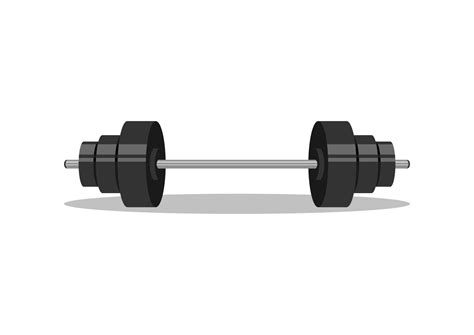Weights Clipart Vector Flat Design Isolated On White Background ...