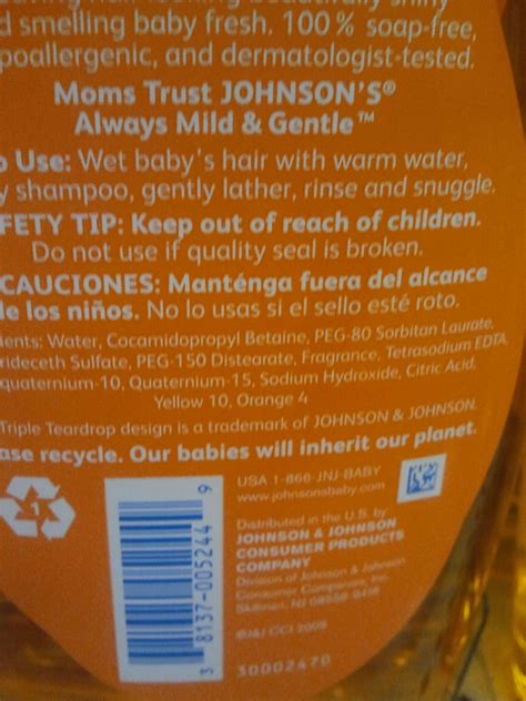 Johnson's Baby Shampoo No More Tears at Jake Town blog
