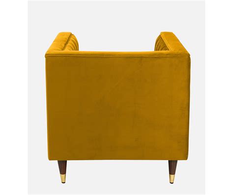 Buy Decor Desk Tuxedo Velvet Fabric Sofa Online at 52% Off