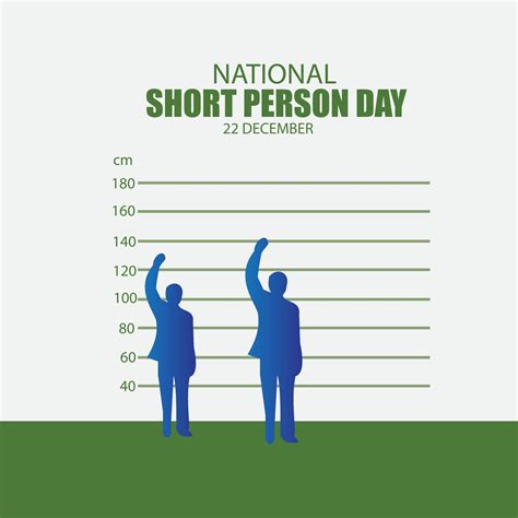 Vector Illustration of National Short Persons Day. Simple and Elegant ...