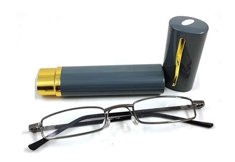 Compact Metal Pen Type Tube Reading Glasses for Men and Women – Glasses ...