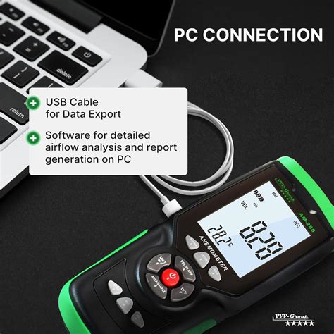 VVV-Group Digital Hot Wire Anemometer AM-288 – HVAC Airflow India | Ubuy