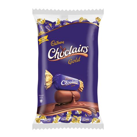 Cadbury Choclairs Chocolate Gold , 342 Grams Pack (60 Candies) : Amazon ...