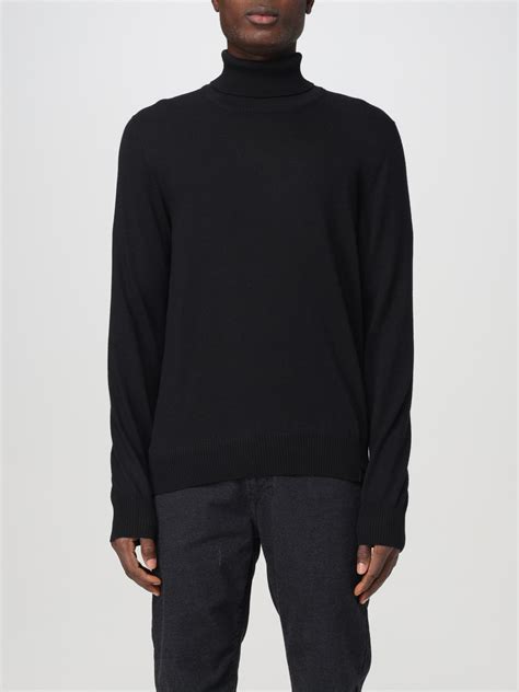 FAY: Maglia a dolcevita in lana vergine - Nero | Maglia Fay ...