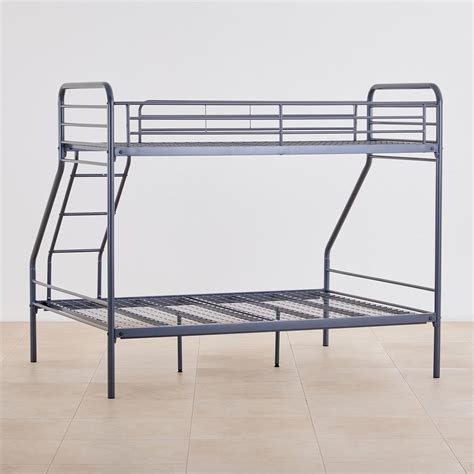 Buy Helios Nebula Avion Metal Bunk Bed - Grey from Helios by Home ...