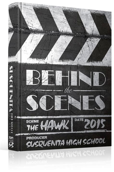 Yearbook Cover - Unused - "Behind The Scenes" Theme - Movie, Hollywood ...