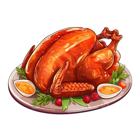 Cooked Turkey Cartoon