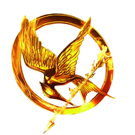 Hunger Games Emblem, Mockingjay Symbol, Sci-Fi Logo PNG