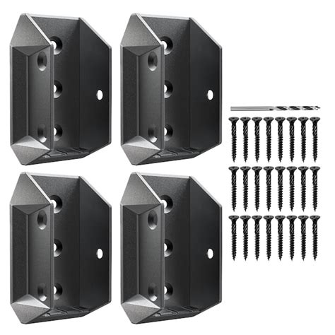 Etokfoks 30 Pcs Aluminum Deck Railing Bracket Connectors for 2x4 Wood ...