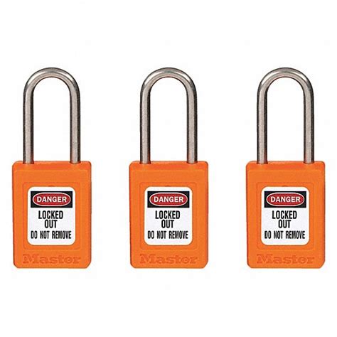 MASTER LOCK, Keyed Alike, Thermoplastic, Lockout Padlock - 6MDA1 ...