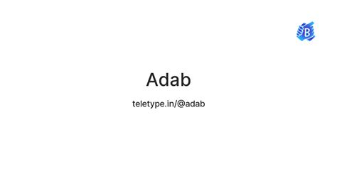 Adab — Teletype