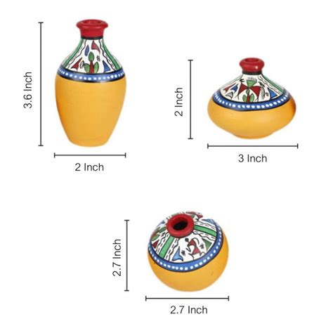 Terracotta Pots - Buy Handpainted Warli Terracotta Pot Online in India ...