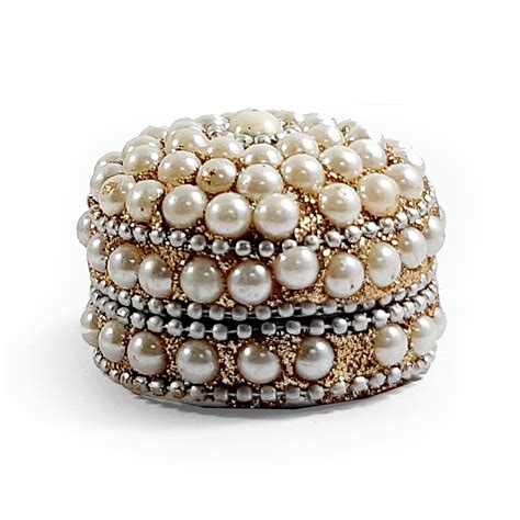 Aluminium Lac White Pearl Box - Pack of 12pc (Product Code 1371) at Rs ...