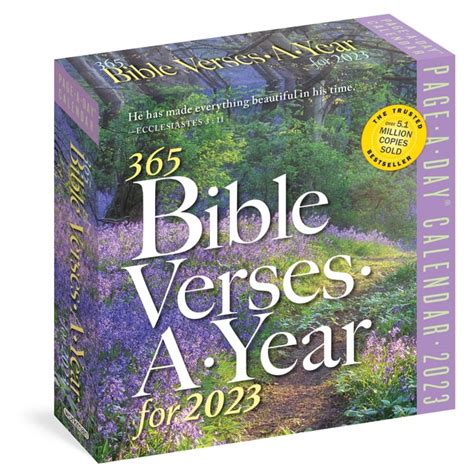 Buy 365 Bible Verses-A-Year Page-A-Day 2023 : Timeless Words from the ...