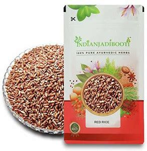 IndianJadiBooti Pure Chawal Sathi Red Rice, 100 Grams Pack Price in ...